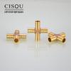Brass Pagoda Head 4-Way Gas Hose Connector (4-19MM)