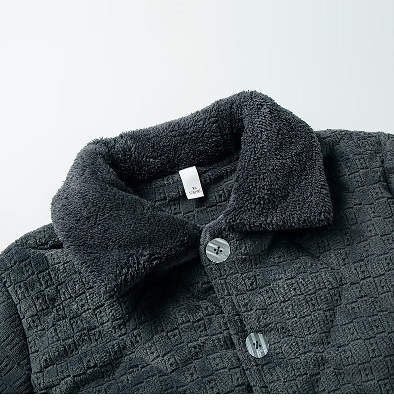 YUZHAOLIN Men's Thermal Fleece Lounge Set