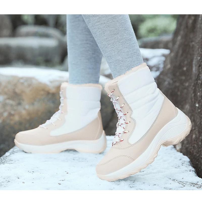 Snow Boots Women New Ladies Shoes Platform Shoes Woman Flat Keep Warm Boots Ladies Casual Plush Botas Mujer Winter Shoes Women