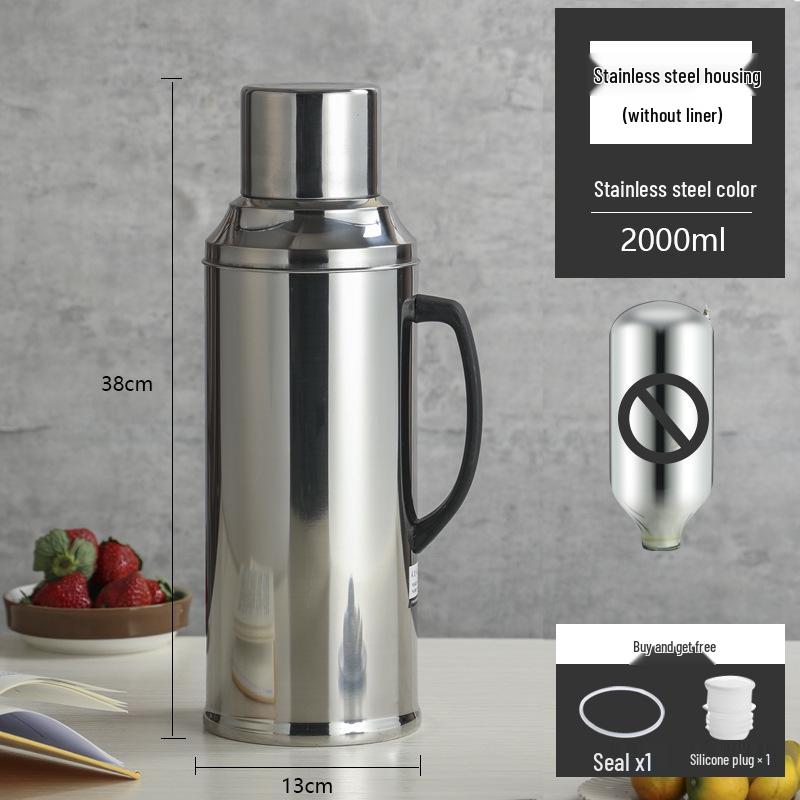 Large Capacity Stainless Steel Teapot & Thermos for Student Dorms