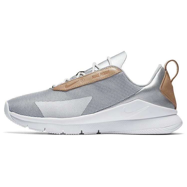 

Nike Rivah Se Premium Metallic Silver White Women s AO0796-001 36.5