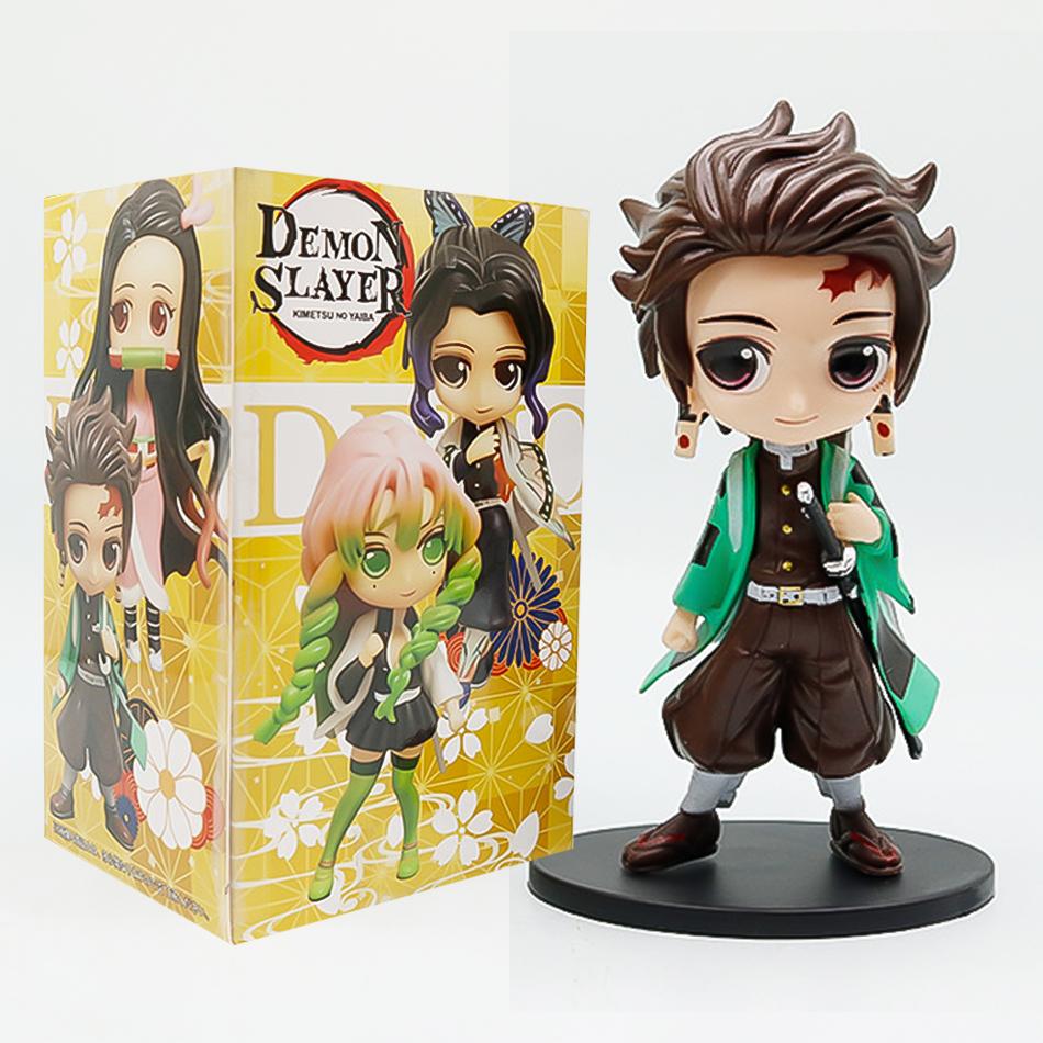 8pcs/set 2026 New  Demon Slayer Tanjiro Kamado Nezuko Anime Figure Model Toys Ornament Toys Mystery Box Decoration Collection To