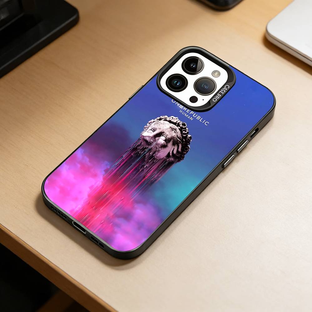 

OO-OneRepublic Phone Case For iPhone 17,16,15,14,13,12,11 Plus,Pro Max,XS,Colorful Silver Phone case Funda Cover iPhone16se4