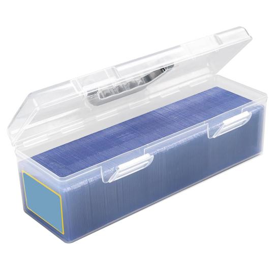 Průhledný úložný box na kaligrafické nástroje s protiskluzovou rukojetí, velká kapacita, prachotěsný, design se zámkem, zesílená přezka, kontejner na karty, hraní
