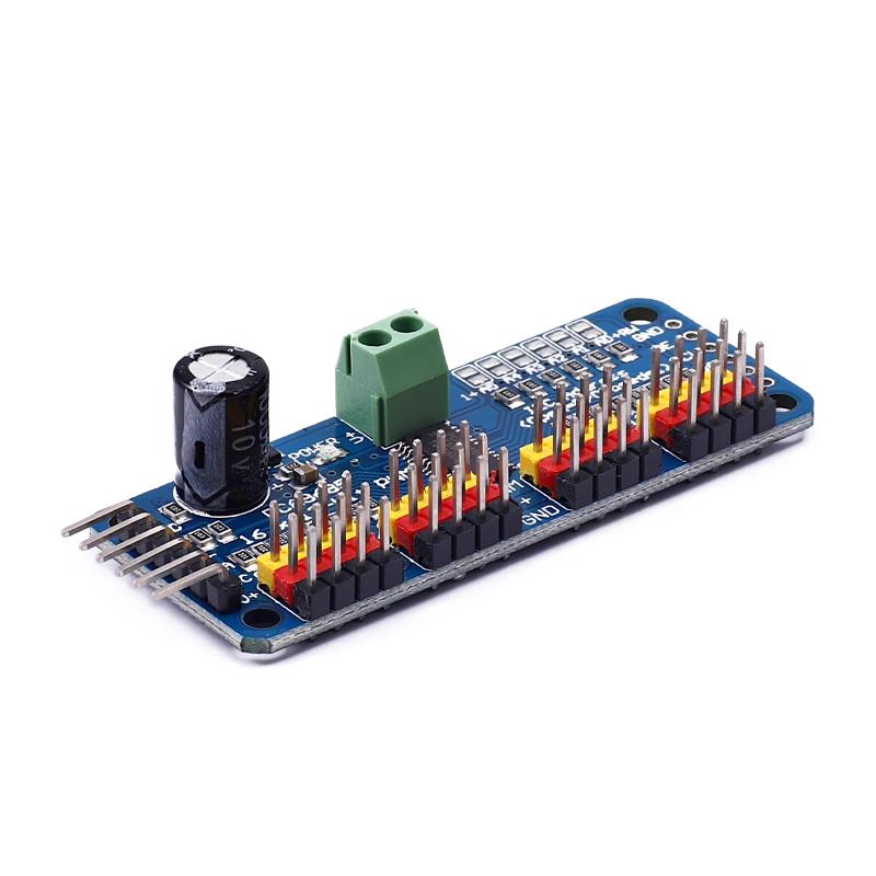 PCA9685 16 Channel 12 Bit PWM Servo Motor Driver I2C IIC Module for MG90S SG90 MG995