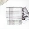 1116 New Korean plaid scarf women's winter senior sense versatile warm scarf student couple shawl dual-purpose