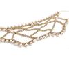 Pearl Rhinestone Mask Mesh Ear Hanging Face Decoration Party Prom Photo Shoot Stage