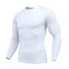 Compression Wear Undershirt Compression Shirt Long Sleeve Breathable Stretch Comfortable Sports Innerwear Sports Shirt UV Protection Running [Ademe]