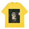 Bere Birra Cane Divertente Meme Grafica Magliette Unisex Unisex Moda Vintage T-shirt Manica Corta Larga Casual Cotone T-shirt Streetwear