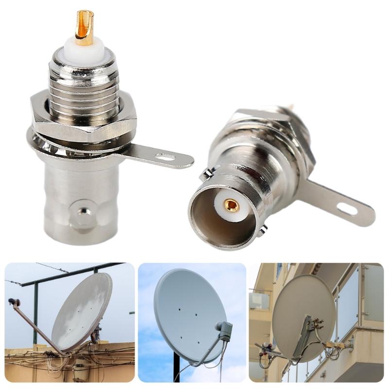 Universal BNC 50KY 12.5 Signal Adapter Male and Female Copper Connection Device For Networking Adapter Office Use