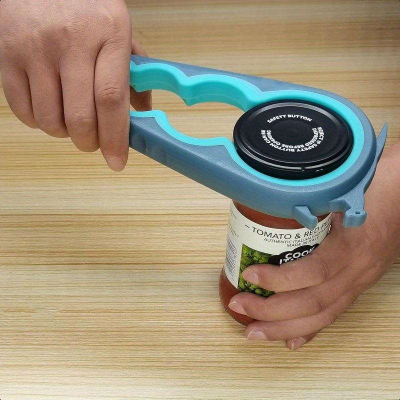 2PCS Latest senior can opener, suitable for those with arthritis and weak hands, multi-functional bottle cap opener