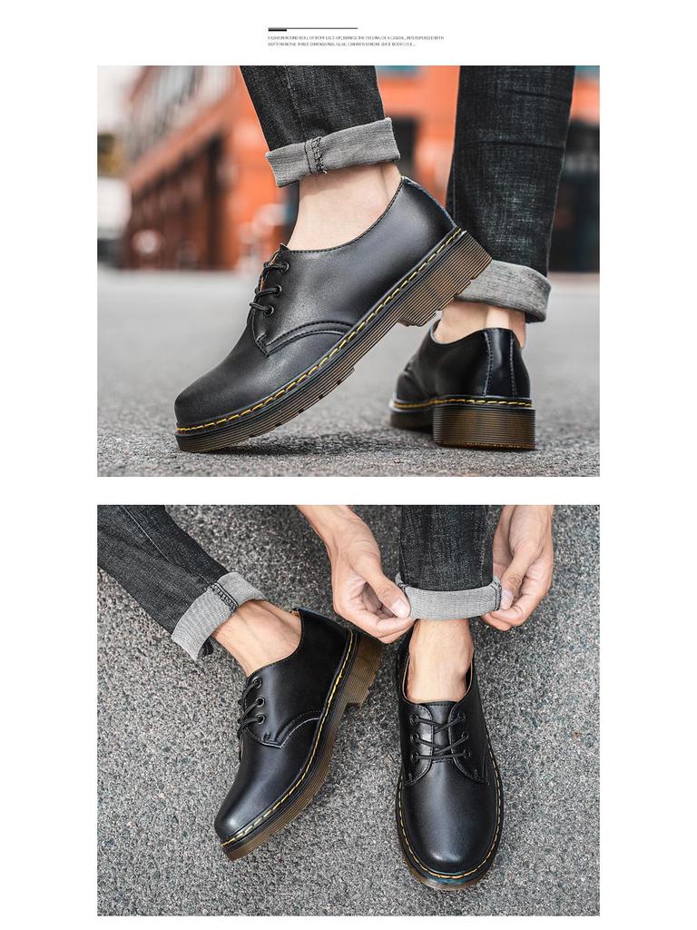 1461 Nadměrná velikost Unisex Kožené ležérní boty