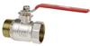 Nickel Plated Standard Ball Valve with Gland, PN16, 3/4 Inch PN16 with Lever