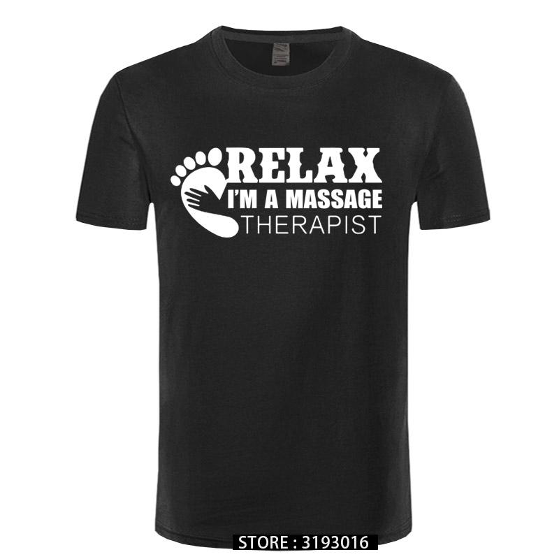 I Am A Massage Therapist Men T Shirt Summer New Fashion Short Sleeve ONeck Cotton Tshirt Funny Mens Tops