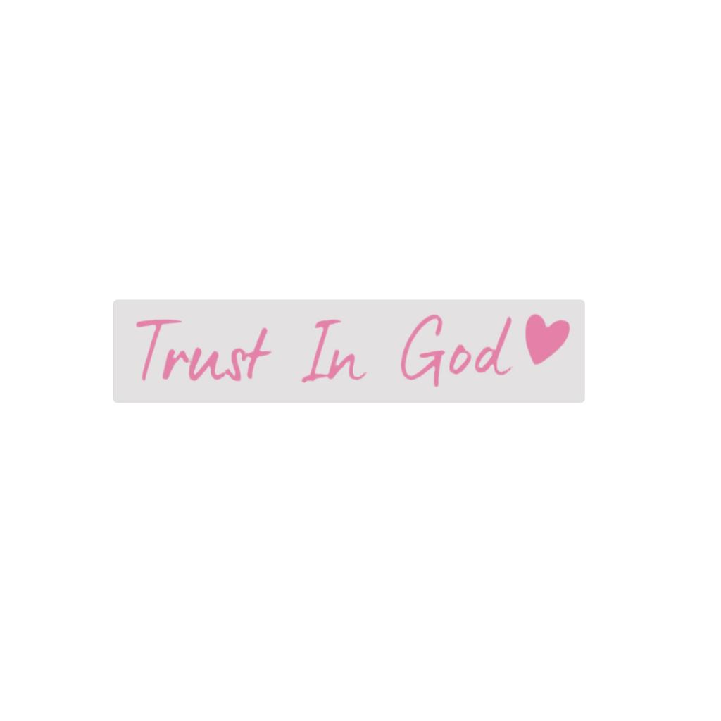 Car Stickers,Cars Decals, Trust In Gods Rearview Mirror Sticker,Trust In Gods Mirror Decals,Suitable For Most Cars, Trucks, Motorcycles, SUVs