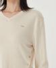 COVERNAT WOMAN V-Neck Wool Blend Knit Ivory