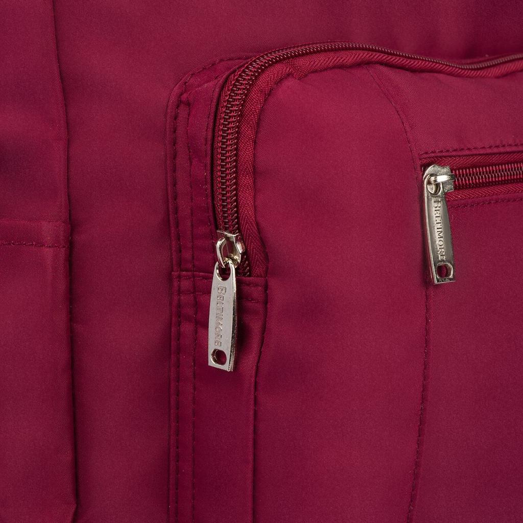 Torebka damska shopperka duża torba lekka A4 bordowa Beltimore J30