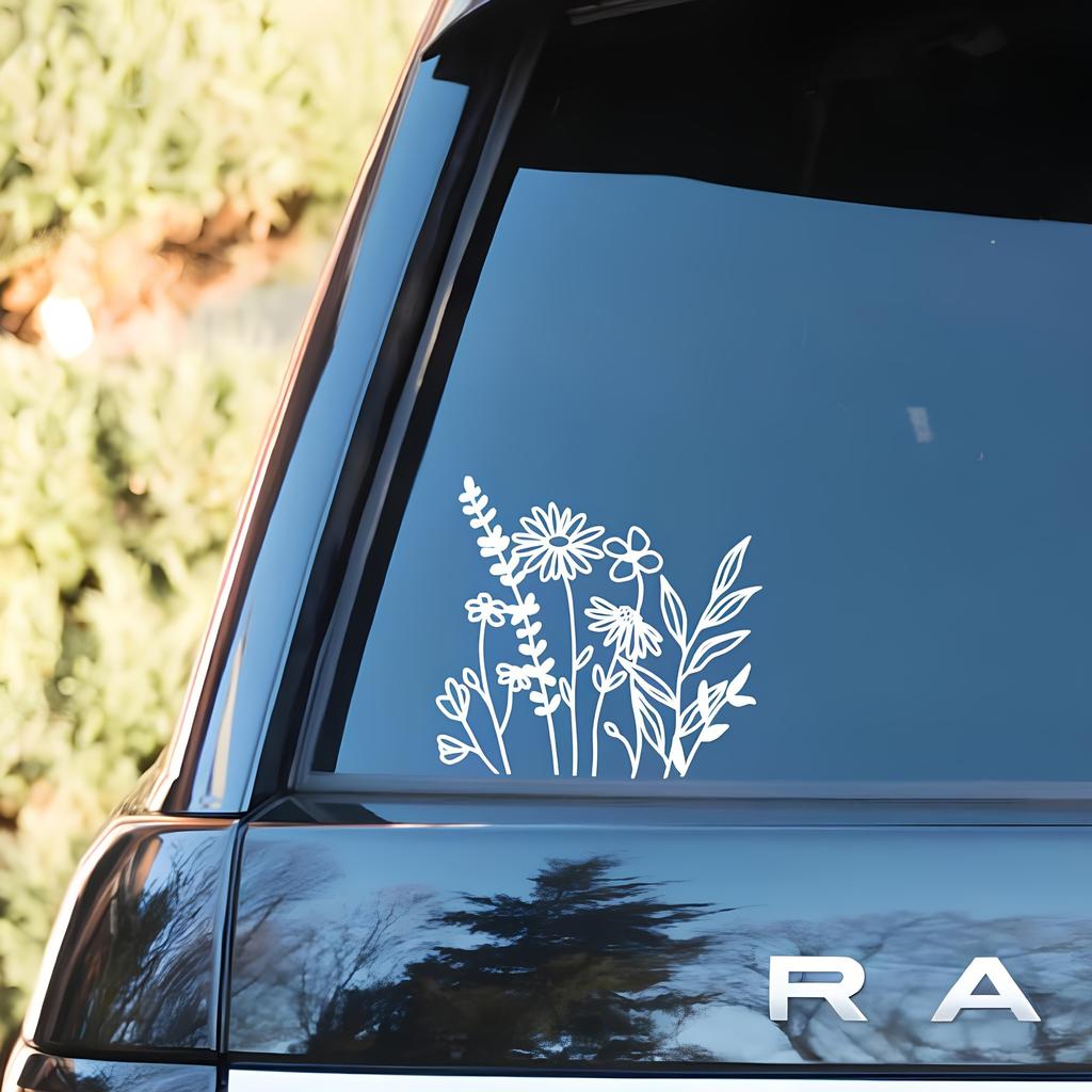 Waterproof Stickers Featuring Designs for Car, Suitable for Windows, Laptops, Luggage, And Car Tuning Glossy Decals Perfect for Women