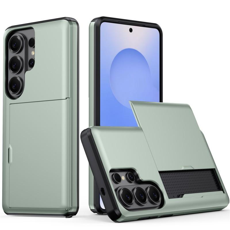 Suitable S26Ultra Phone Case S25FE Slide Card Wallet Slot A57/A37 Drop Resistance Protective Cover