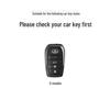 Toyota Tundra/Sequoia US Key Cover - Pink & Black Leather Shell 