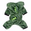 Dog Clothes, Coral Fleece Warm Pet Clothing, Dog Four-legged Clothes, Small Dog Clothes, One-piece Clothes