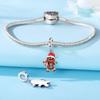 Authentic copper Charm Bead Charms Luxury Christmas Cookie Pendant Bead Charms Compatible With Bracelets Diy Women Making Delicate Gift