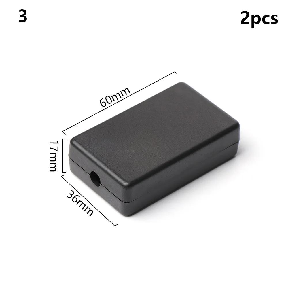 Waterproof Black DIY Housing Instrument Case ABS Plastic Project Box Storage Case Enclosure Boxes Electronic Supplies