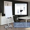 Erasable Writing Board With Magnetic Surface Adjustable Height Round Wheel Base Office Whiteboard Pen Holder Flip Chart Hook