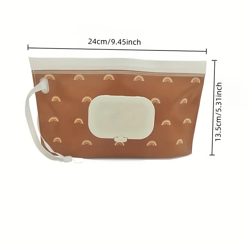 1pcs Reusable EVA Wipes Case Portable, Colorful Travel Pouches with Flip Lid | Easy One-Handed Opening for Strollers & Home