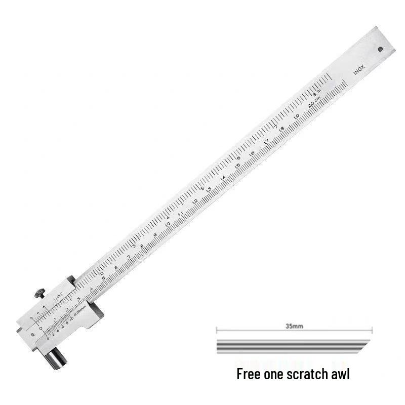 Stainless Steel Parallel Line Scriber Vernier Caliper 0-200mm