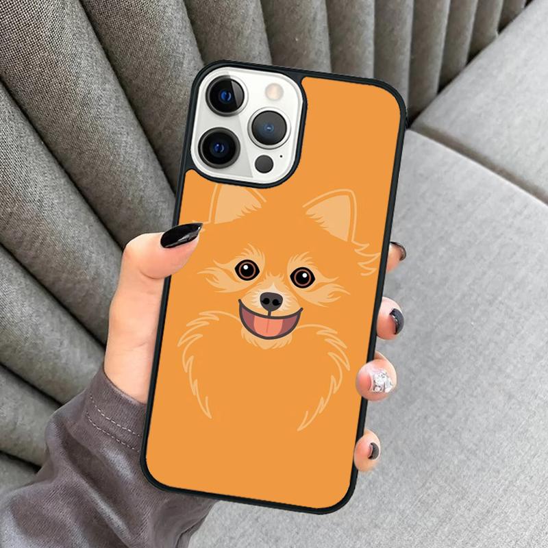 Pomeranian Watercolor Dog Phone Case For iPhone 17 Air 16 16e 15 13 14 Pro Max 11 12 Plus 2022 MAX Shell Cover coque