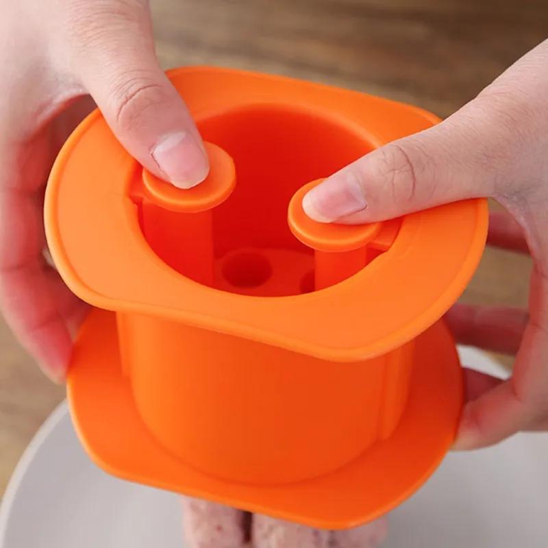 Hot One Press Sausage Maker Kitchen Hot Dog Burger Meat Food Pasta Presser Sausage Making Machine Handmade Gadget Tools