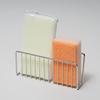 Pearl Metal Wide Stainless Steel Sponge Holder, At Aqua, HB-3950, Silver