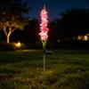 Solar Delphinium Light, Outdoor Solar Flower Light, Waterproof Solar Delphinium Garden Light for Yard Patio Pathway Decoration