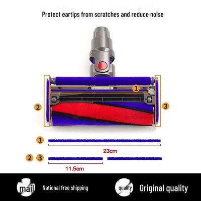 Głowica ssąca do odkurzacza Dyson Miękka szczotka i gumowa listwa z zadziorami do modeli V6 V7 V8 V10 V11
