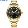 CRRJU New Watch 5007 Men's Watch Stainless Steel Strap Simple Business Watch