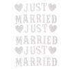 Just Married Banners Multi Purpose Simple Using Cute Design Complete Tools Wedding Decorations Banners for Parties