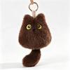 Cute Cat Cat Plush Doll Keychain Soft Fluffy Kitten Plush Keychain Cat Plush Pendant  Gift for Boy