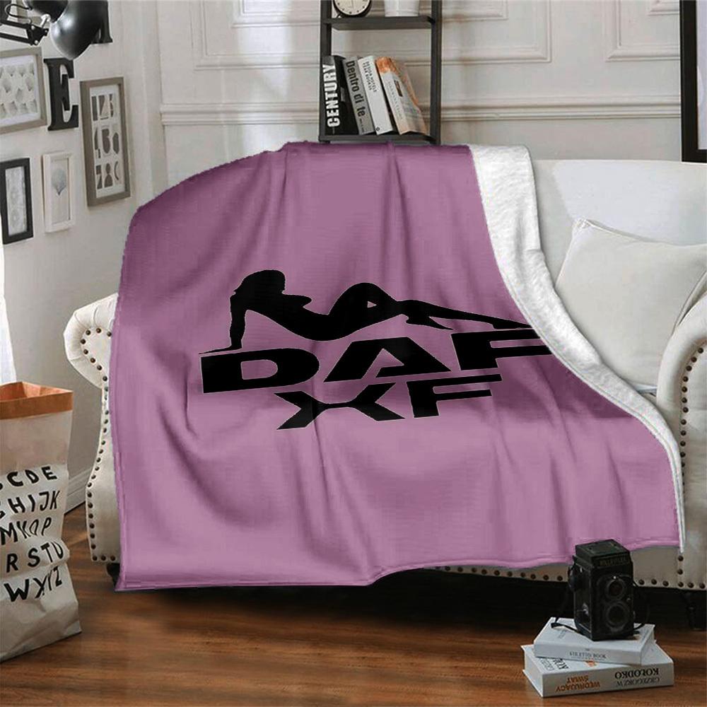 1pc DAF XF Soft Flannel All Season Throw for Home, Office, Outdoor UseDurable Comfort Soft Warm Throw for Home