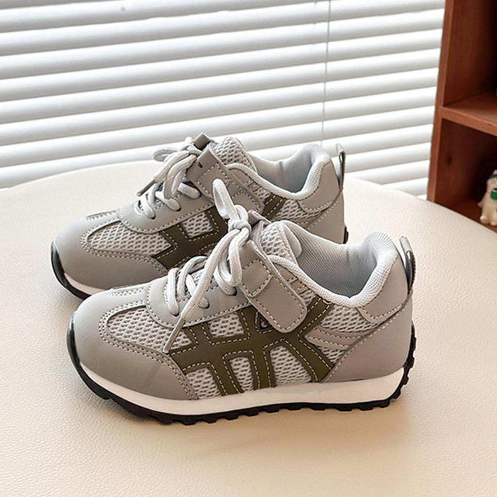 Girls Big Kids Hook-and-Loop with Breathable Mesh Upper for Play