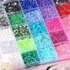 Fashion Art Rhinestones Set With 6 Different Styles Temperature Resistant Flat Back Items For Fabric Projects