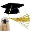 Hair Clips Graduation Tassel Hat Mini Doctoral Cap Clip Graduation Hat Party Stereoscopic Headdress Graduation Hair Decoration