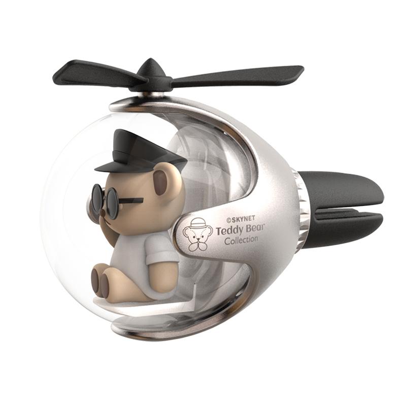 Cartoon helicopter pilot series Car Air Freshener perfume Automobile Interior Perfume Clip Fragrance Ornament Car Accessories