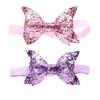 Baby Girls Headbands Bling Sparkly Glitter Sequin Hair Bands Bows Accessories