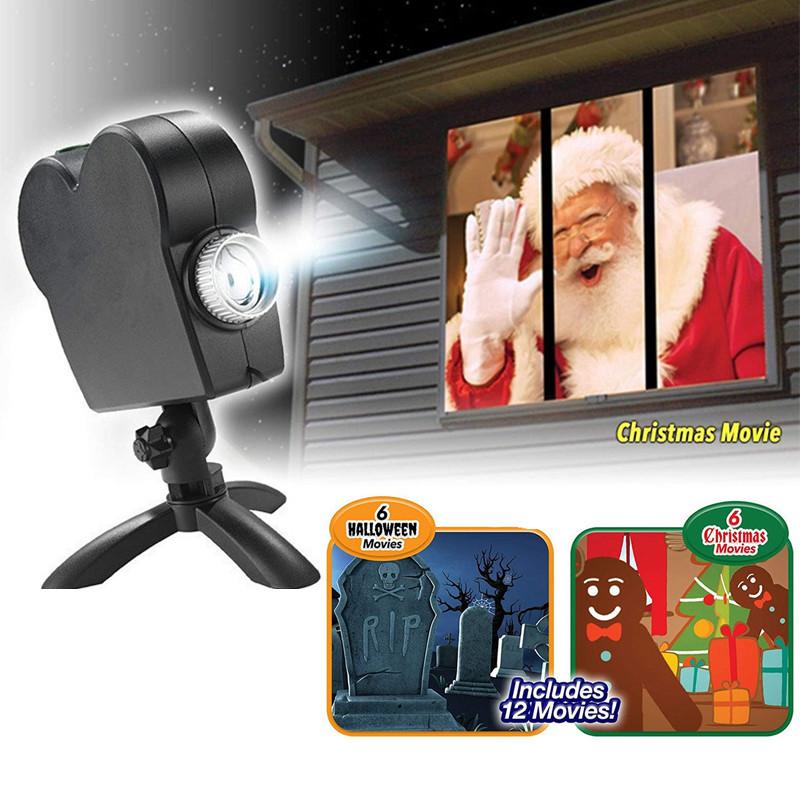 Magische Outdoor-Weihnachtsprojektorleuchte mit lebhaften LED-Animationseffekten für festliche Atmosphäre