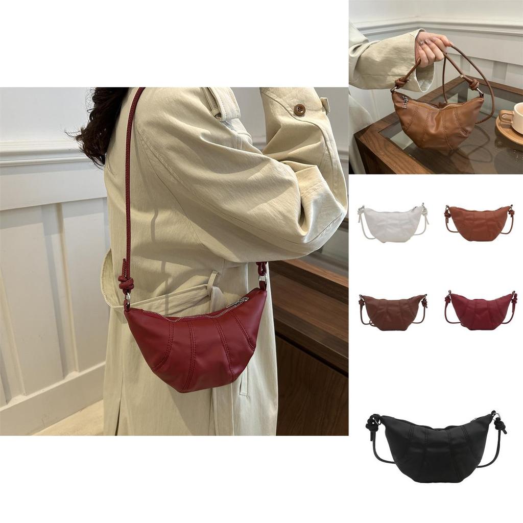 Chic French Style Pu Doughnut Bag For Women In Autumn 2024 Perfect For Casual Outfits