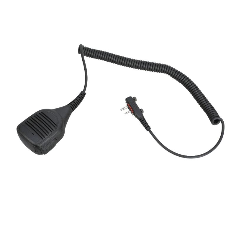 Replacement Handheld Speaker Microphone for IC-F1000 IC-F2000 Two Way Radio Speaker Mic with Back Clip & 3.5mm Port