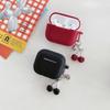 Silicone Case for Airpods 4 3 Pro 2 1 Protect Sleeve with 3D Cherry Pendant Wireless Earphone Cases for Apple Airpods Pro2 Cover