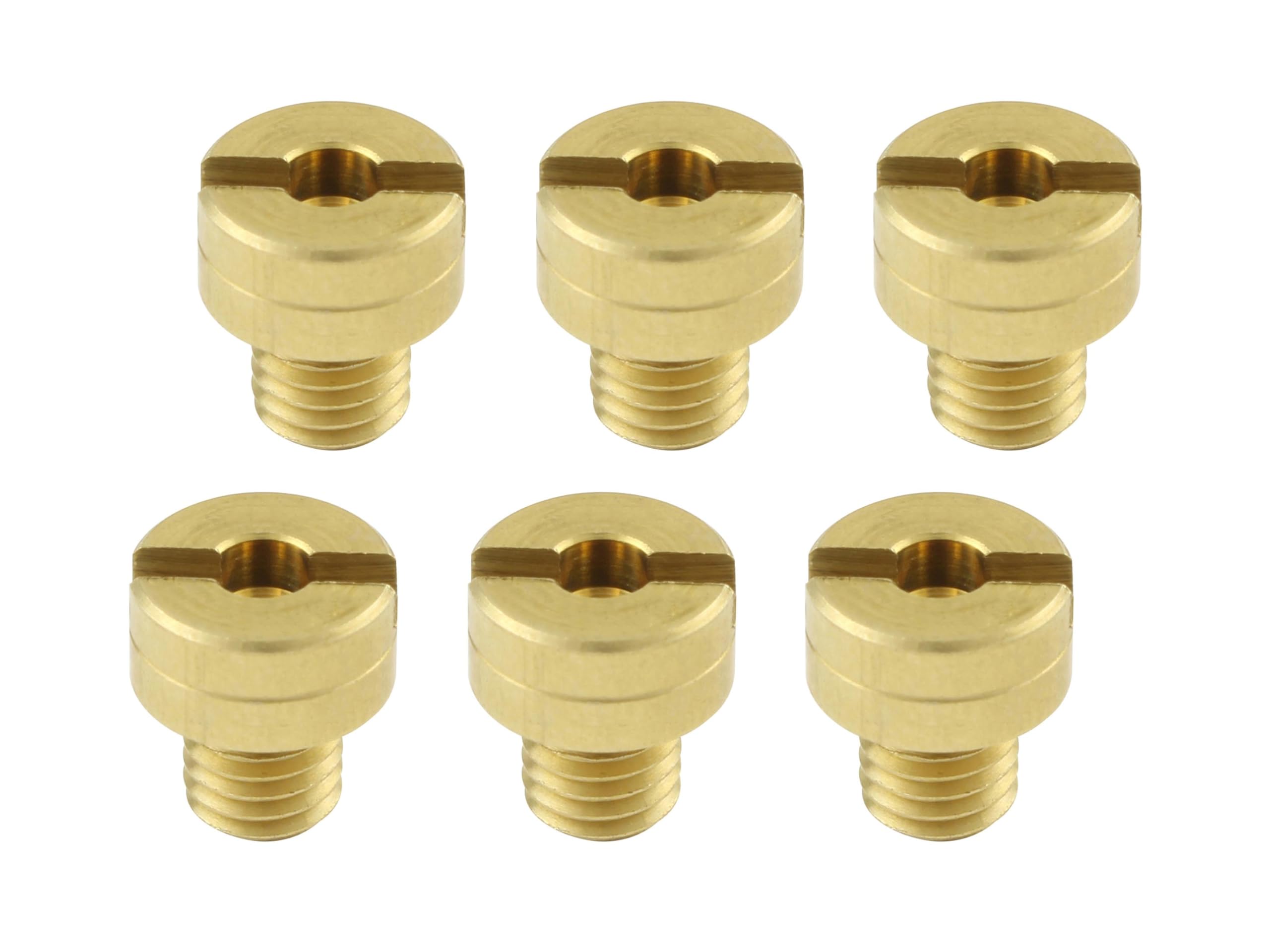 

POSH FAITH Набор главных жиклеров для мотоцикла Mikuni (6 Очень больших) (Марудаи) ТМ/TMR/MJN24/TDMR/VM22 (8x9) 726612-10 золотой