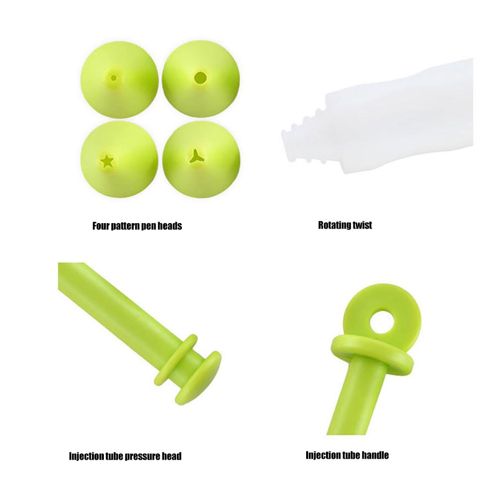 Silicone Food Writing Pen Cake Desserts Decorating Pen DIY Baking Nozzle Tools Kitchen Accessories